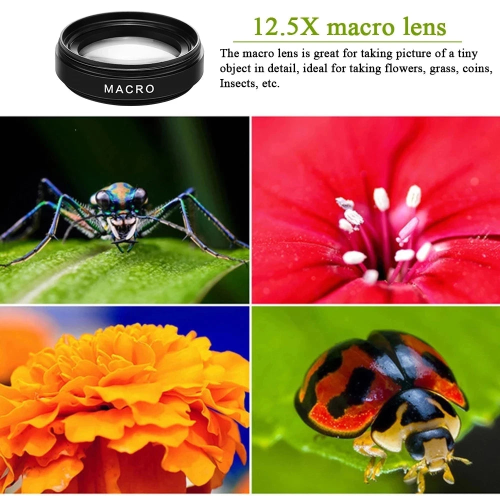 Universal 2-in-1 Smartphone Camera Lens Kit