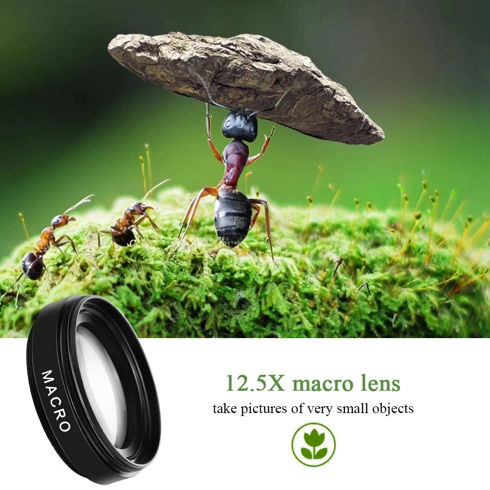 Universal 2-in-1 Smartphone Camera Lens Kit