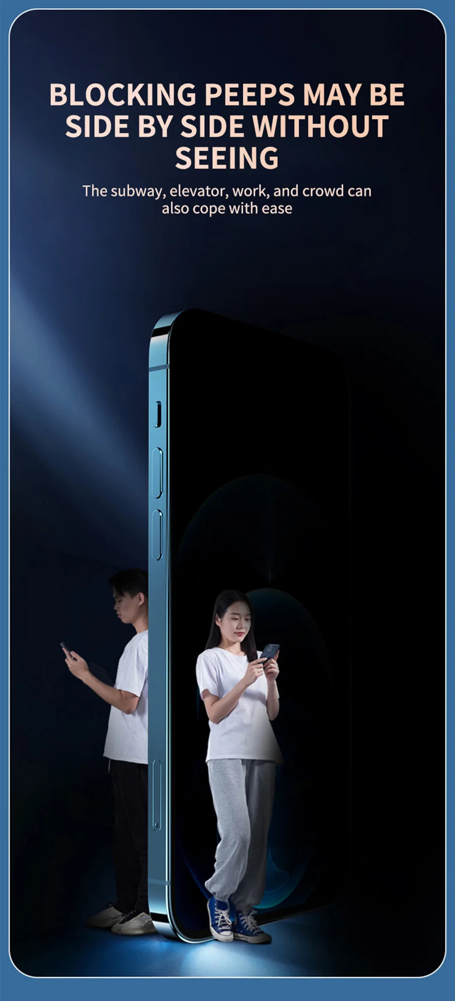 Anti-Spy Screen Protector for iPhone