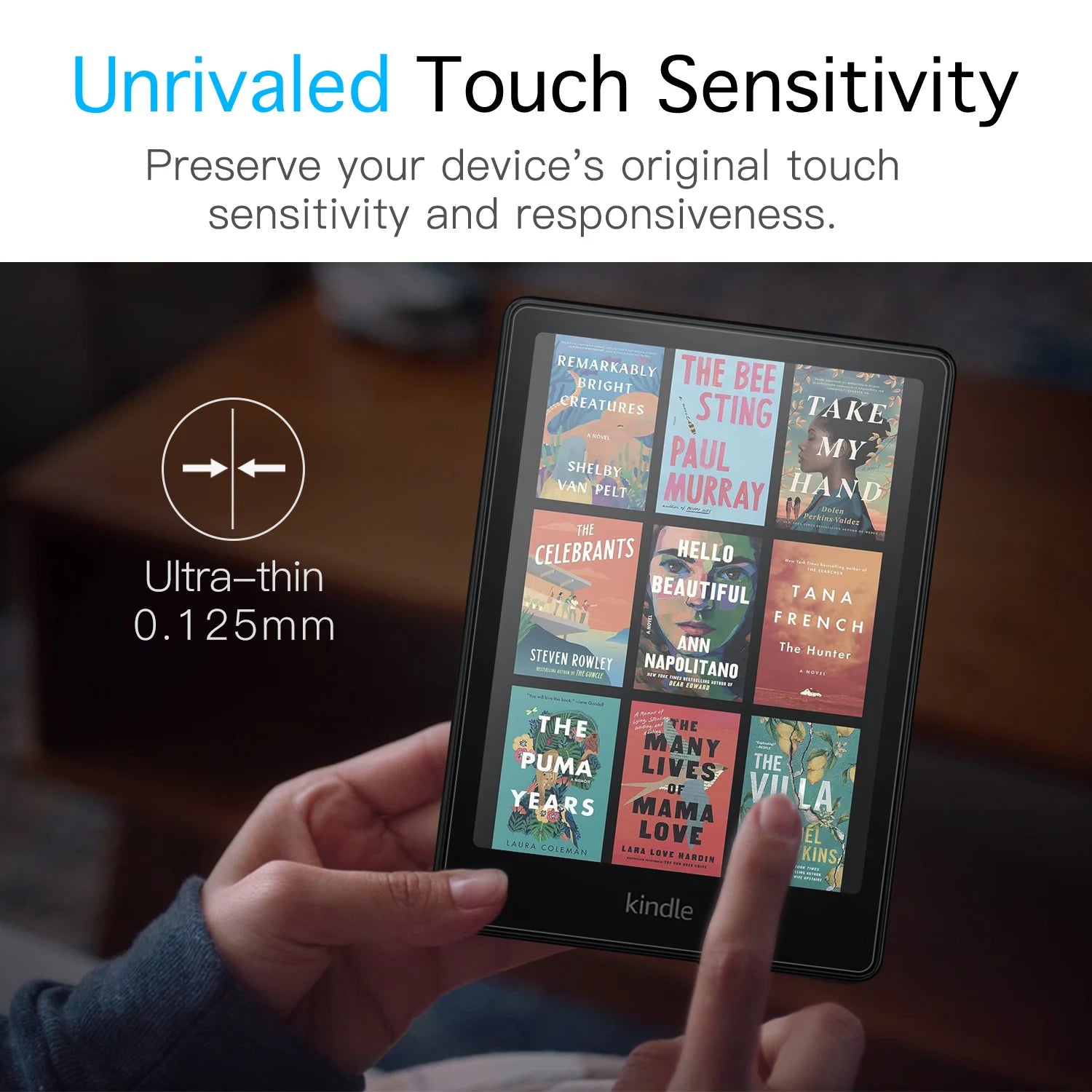 2-Pack PET Screen Protector for Kindle Paperwhite 2024