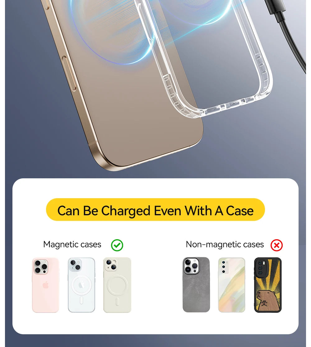 Essager 15W Magnetic Wireless Charger with Holder