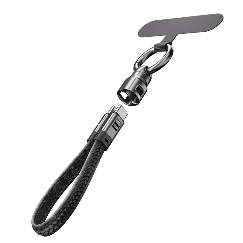 Type-C Quick Charge Cable with Anti-Loss Strap