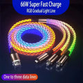 Universal 3-in-1 Fast Charge Cable – RGB Design