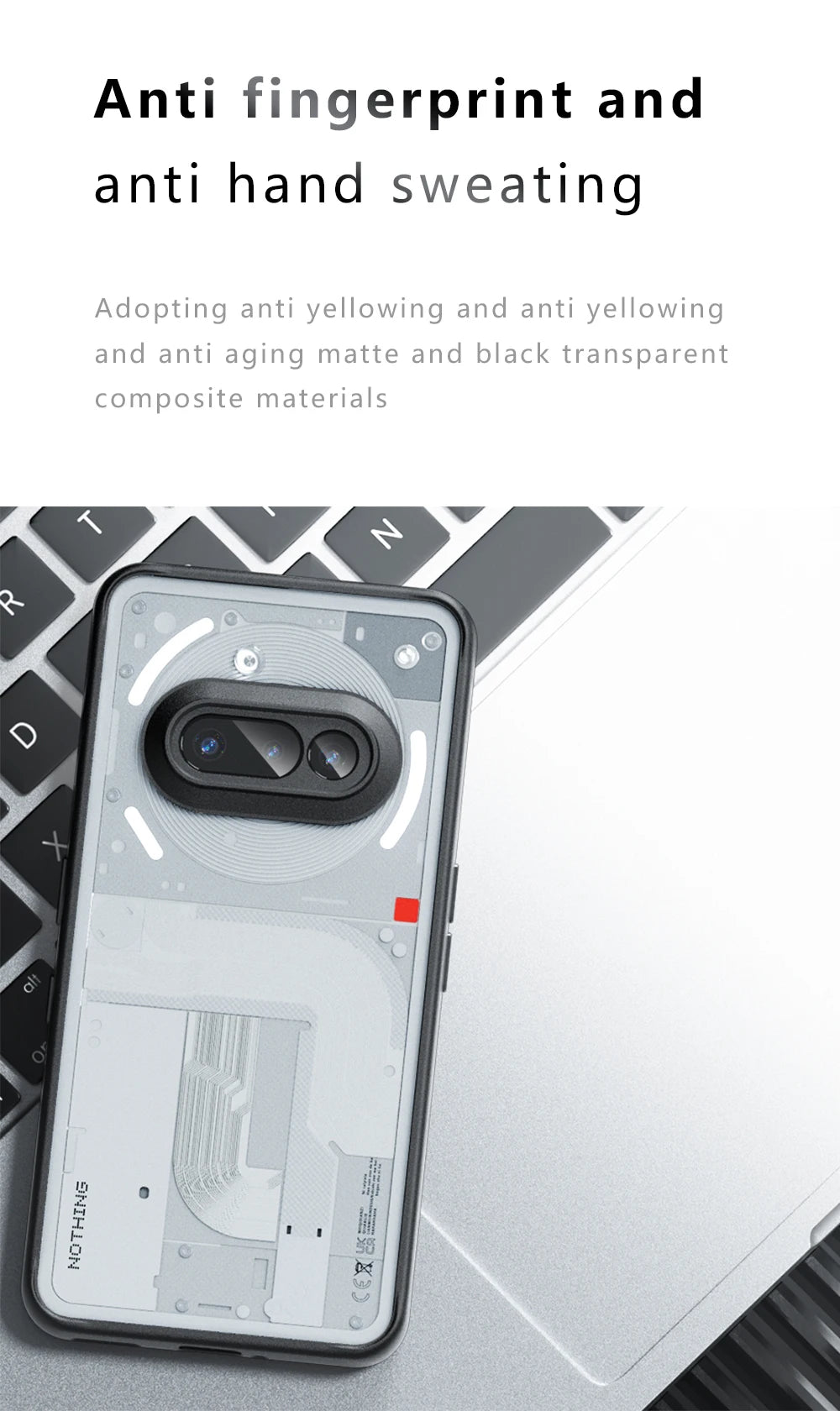 Shockproof Clear Case – Nothing Phone 3a