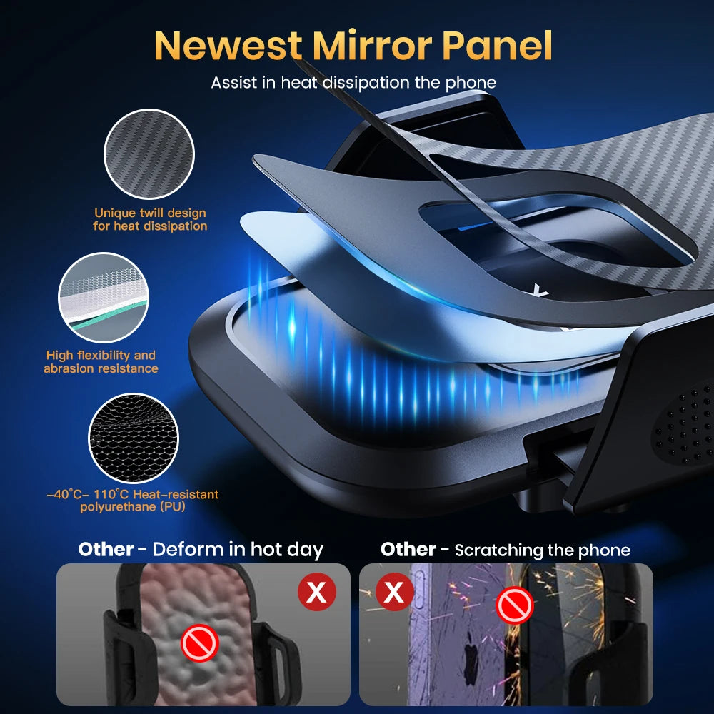 TOPK Auto-Locking Car Phone Holder – Universal