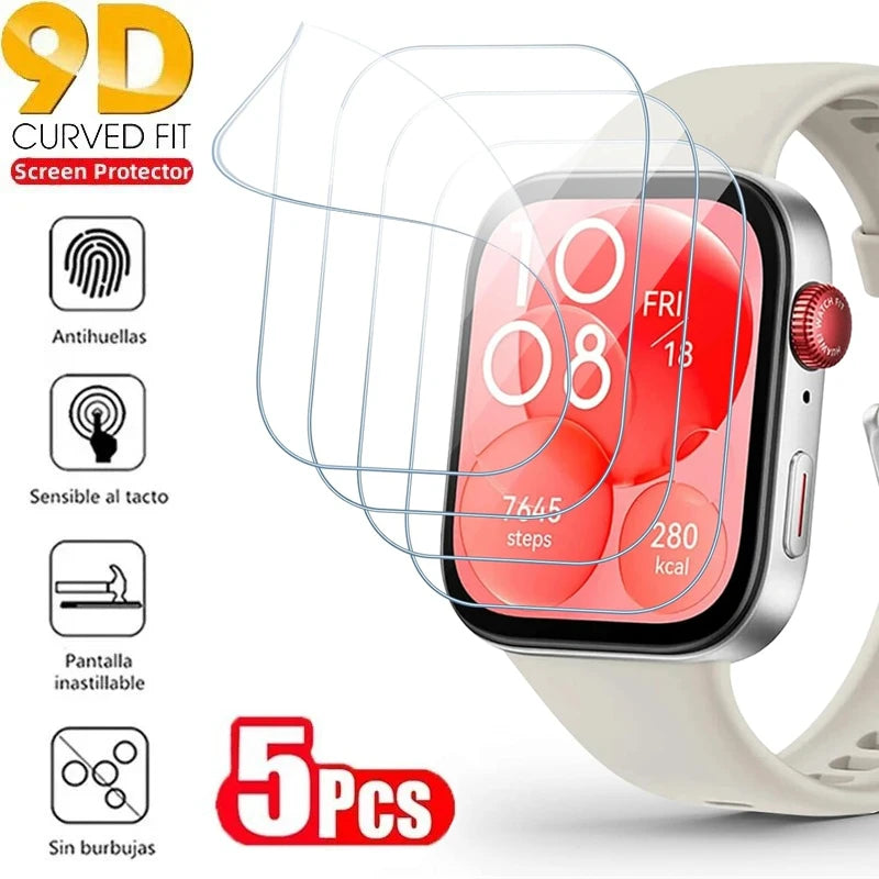 5-Pack Screen Protector for Huawei Watch Fit 3/4/Pro