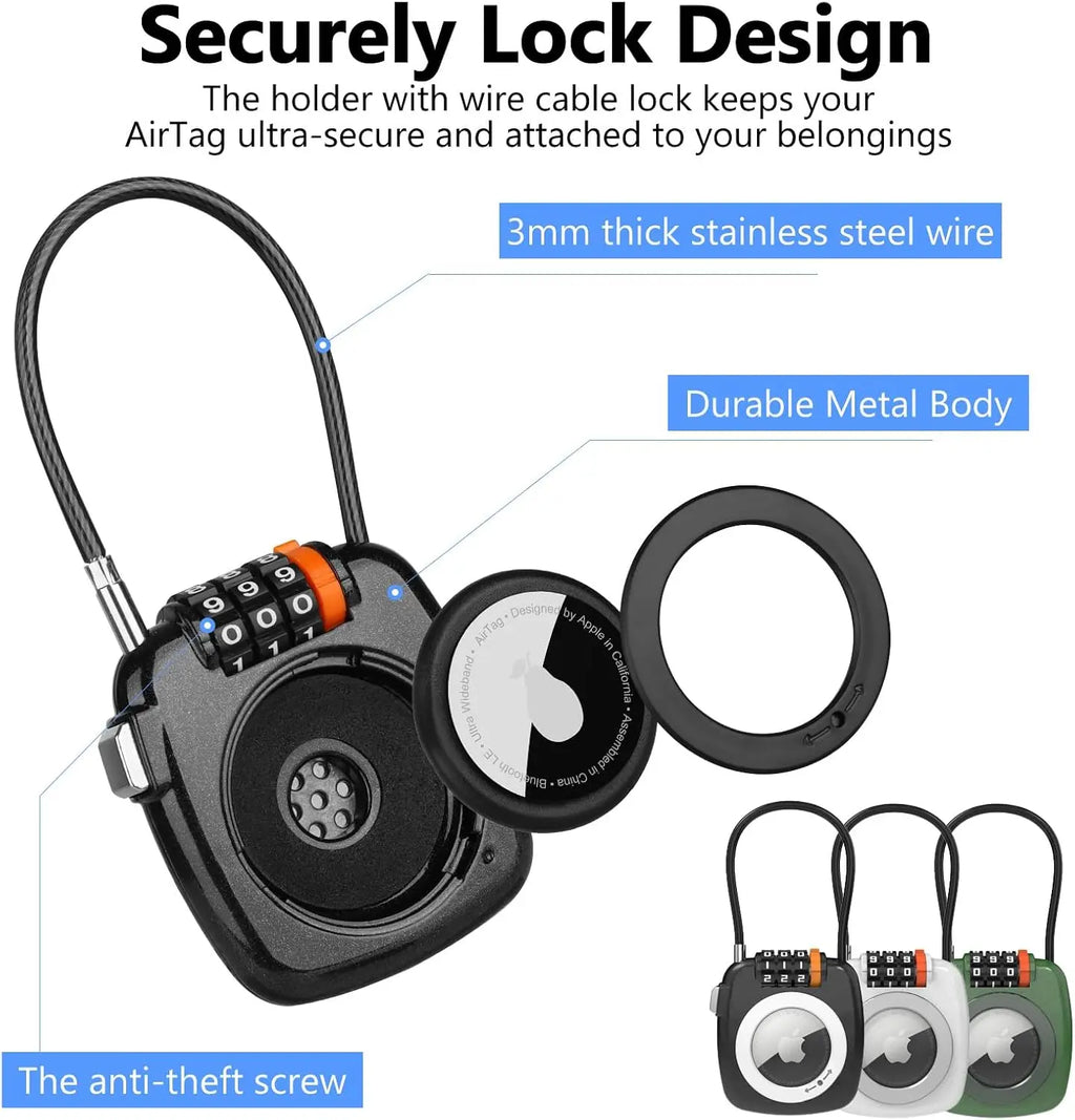 GPS Tracker Lock Case for Luggage & Backpack