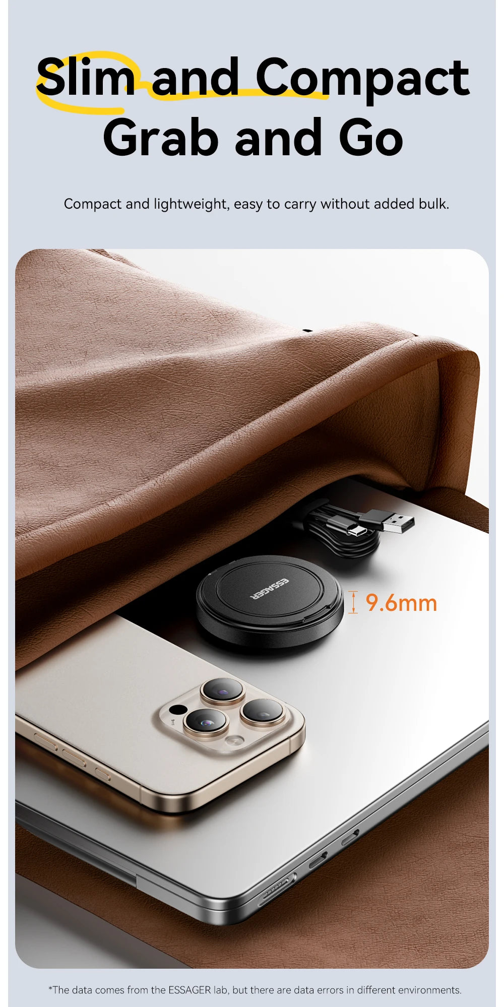 Essager 15W Magnetic Wireless Charger with Holder
