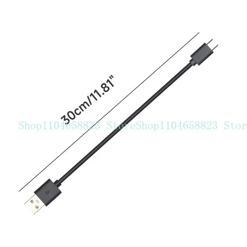 Durable USB-A to USB-C Charging Cable – 30cm