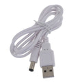 USB to DC 5V Cable – 5.5×2.5mm, 1–3m
