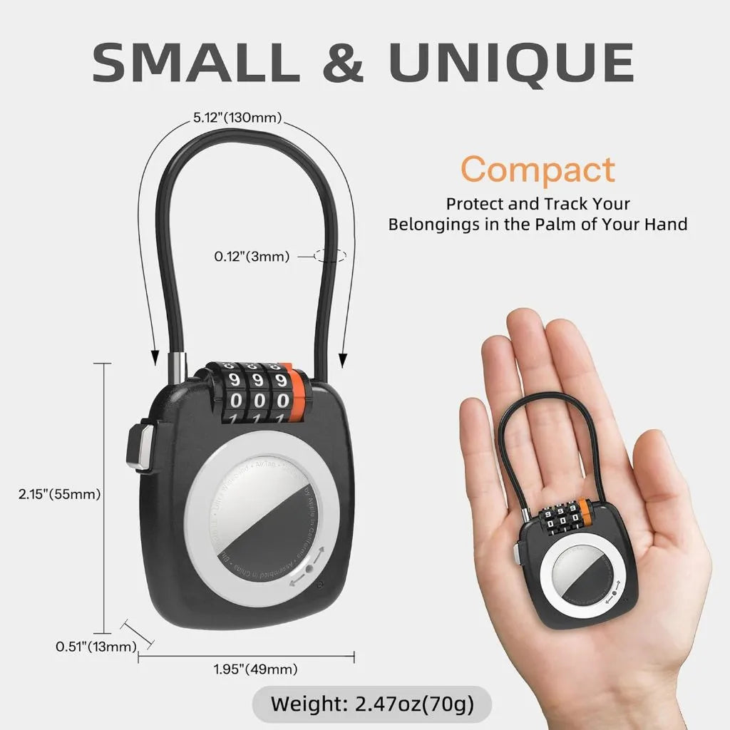 GPS Tracker Lock Case for Luggage & Backpack