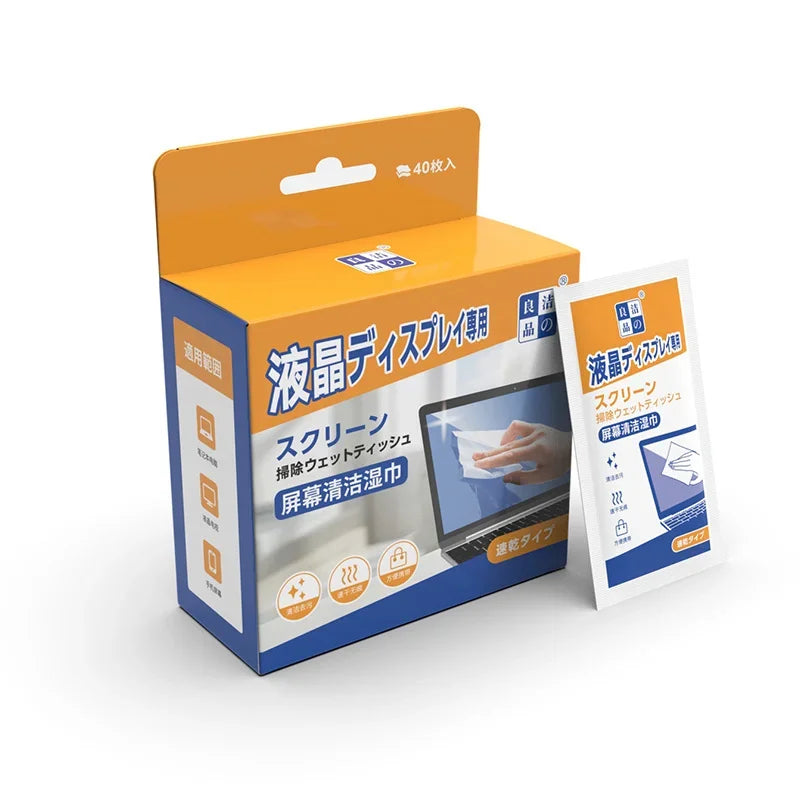 40pcs PC & Electronics Cleaning Wipes