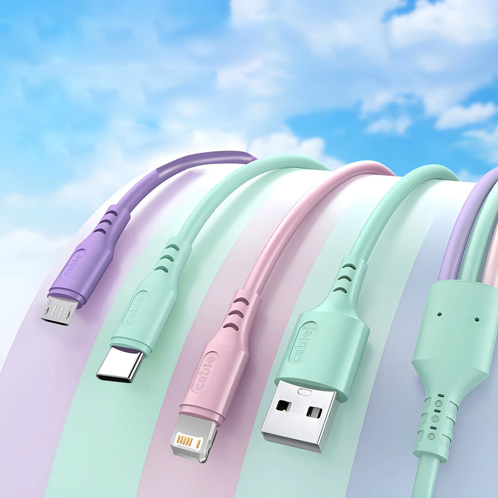 Universal 3-in-1 Charger Cable for iPhone & Android