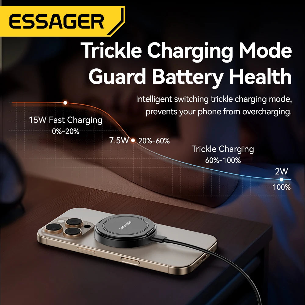 Essager 15W Magnetic Wireless Charger with Holder