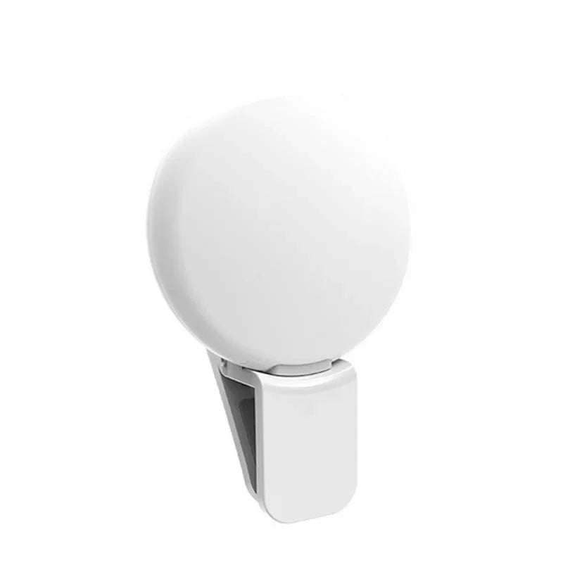Mini Clip-On LED Selfie Ring Light for Phones