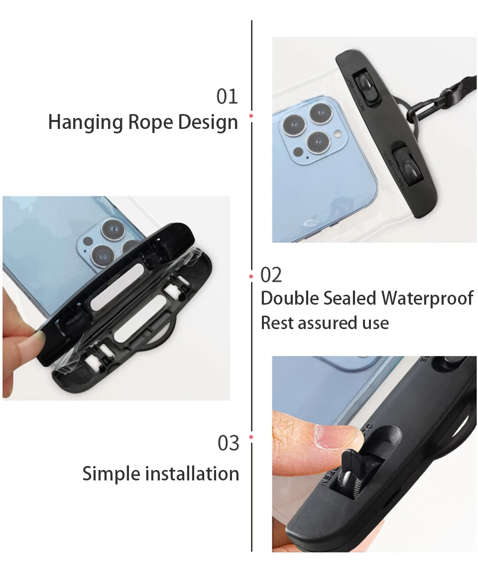 Universal Waterproof Swimming Phone Pouch