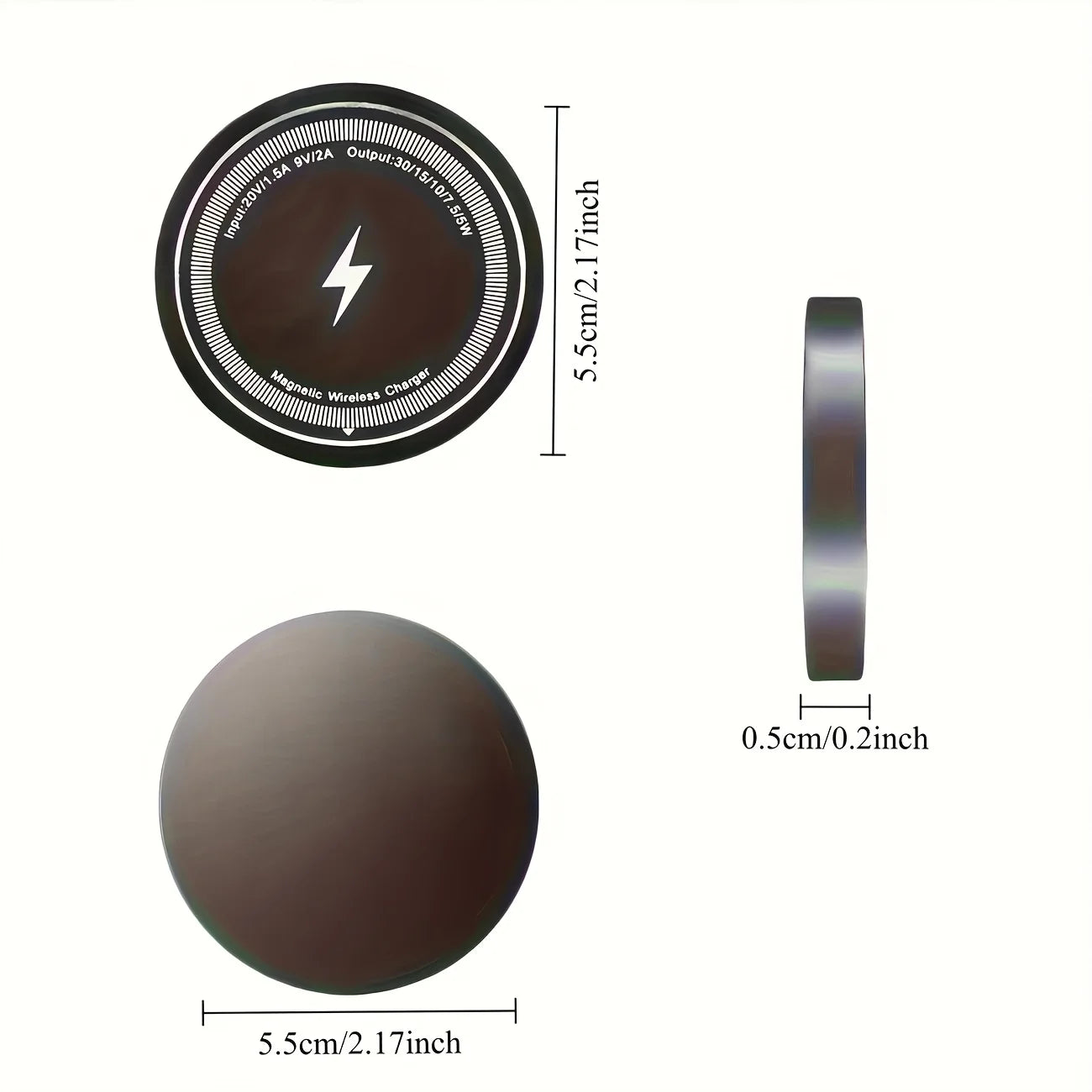 15W Fast Wireless Charger (USB-C + USB-A)