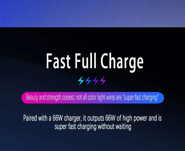 Universal 3-in-1 Fast Charge Cable – RGB Design