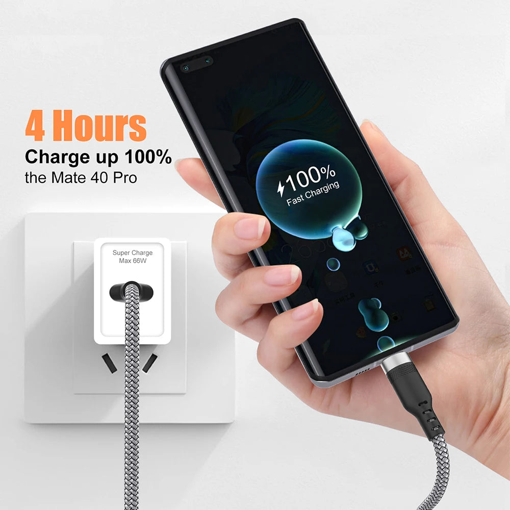Super-Fast 6A USB-C Cable – 1m/2m/3m/5m/8m