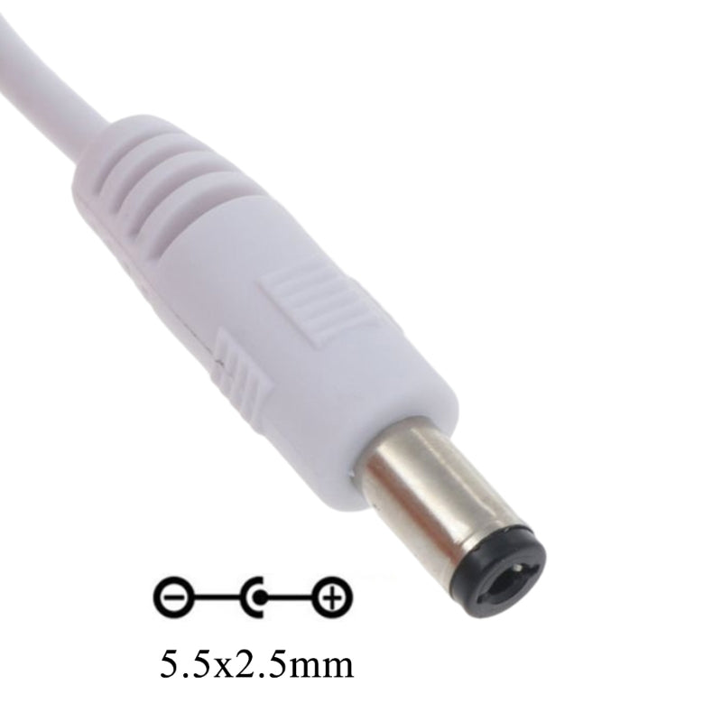 USB to DC 5V Cable – 5.5×2.5mm, 1–3m