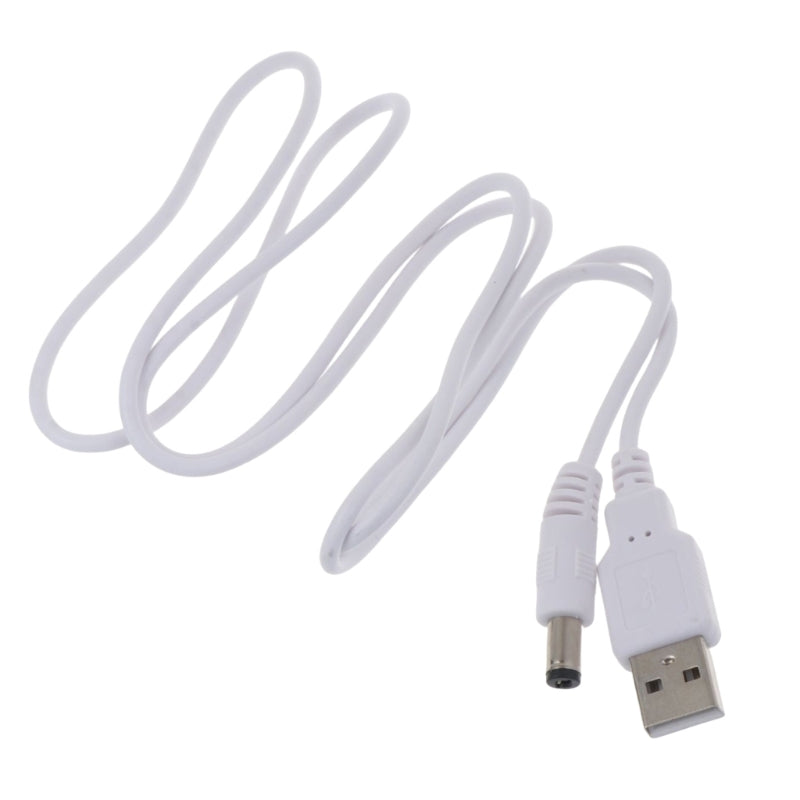USB to DC 5V Cable – 5.5×2.5mm, 1–3m