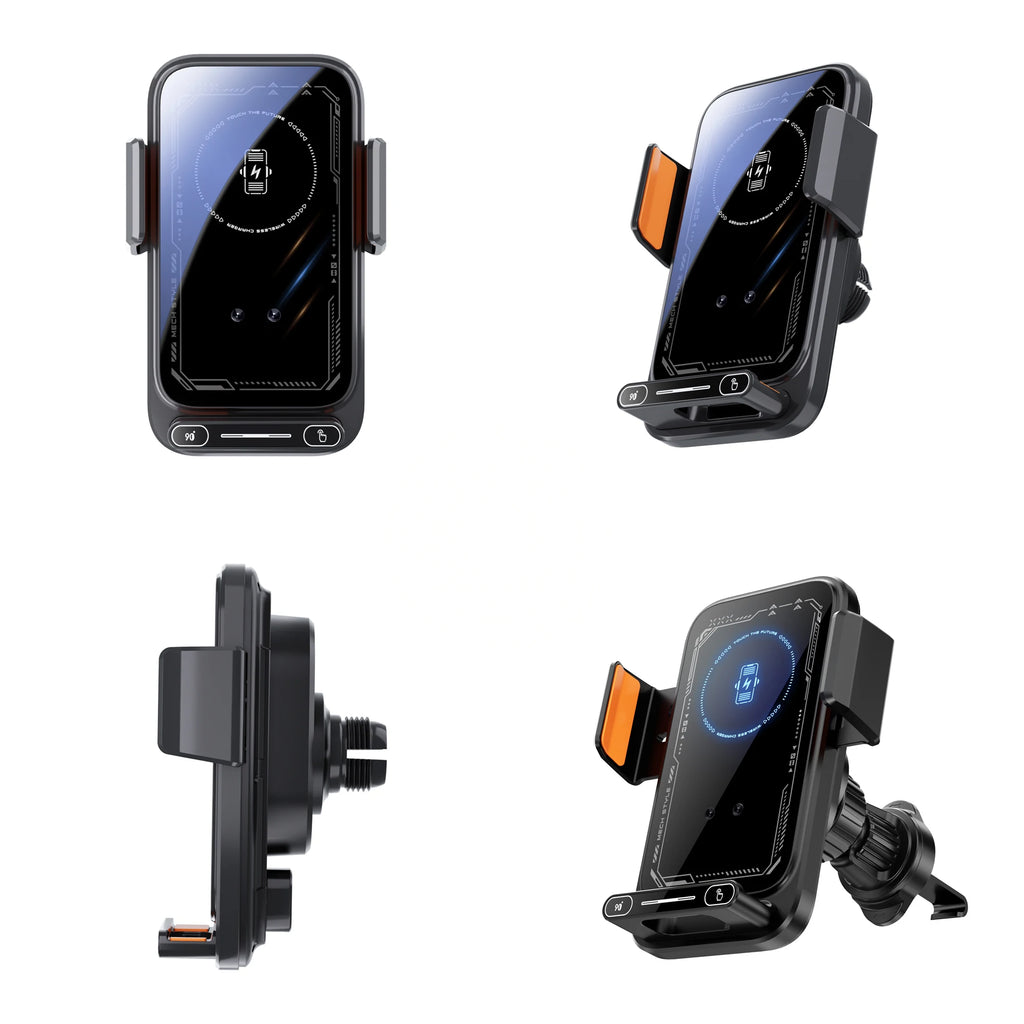 15W Wireless Car Charger Mount – Auto Clamp