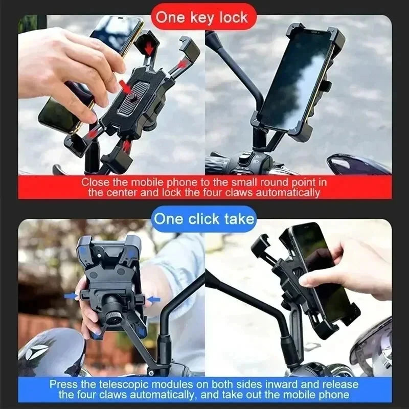 Non-Slip Motorcycle & Bike Phone Holder