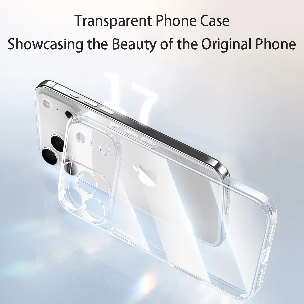 iPhone 17 Pro Max Luxury Transparent Case