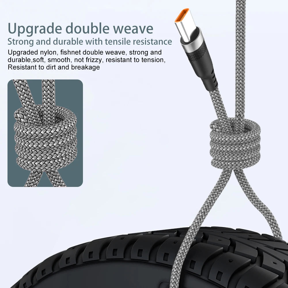 Super-Fast 6A USB-C Cable – 1m/2m/3m/5m/8m