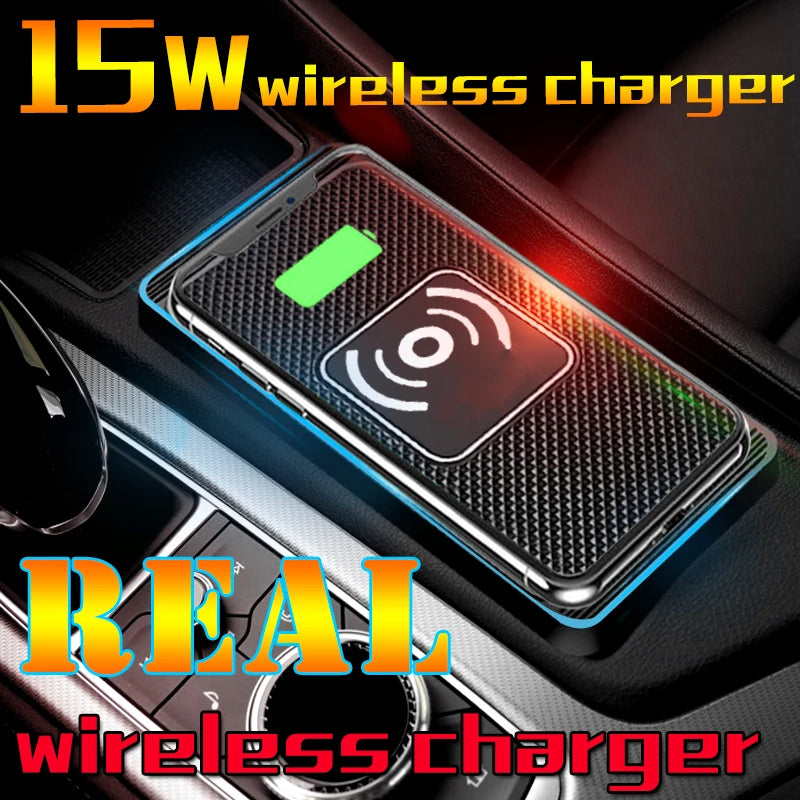 15W Non-Slip Wireless Car Charger Pad
