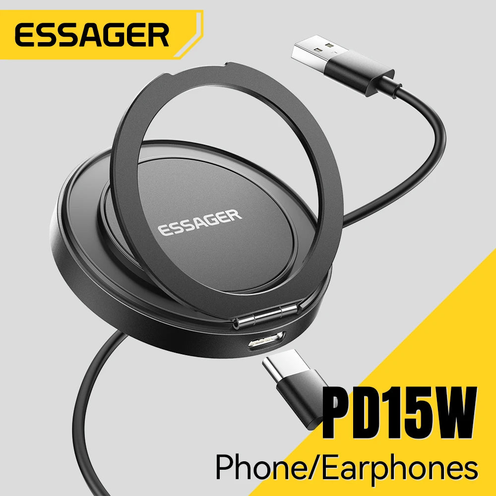 Essager 15W Magnetic Wireless Charger with Holder