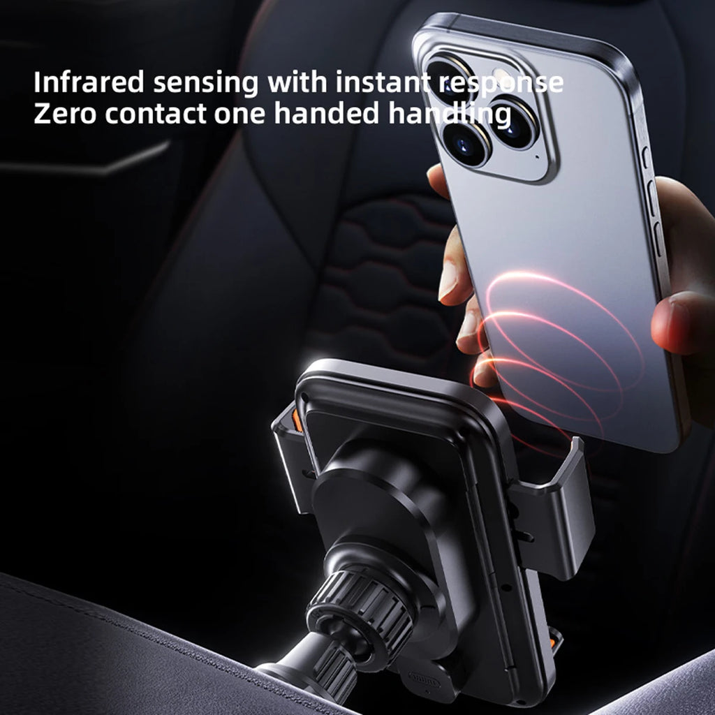 15W Wireless Car Charger Mount – Auto Clamp