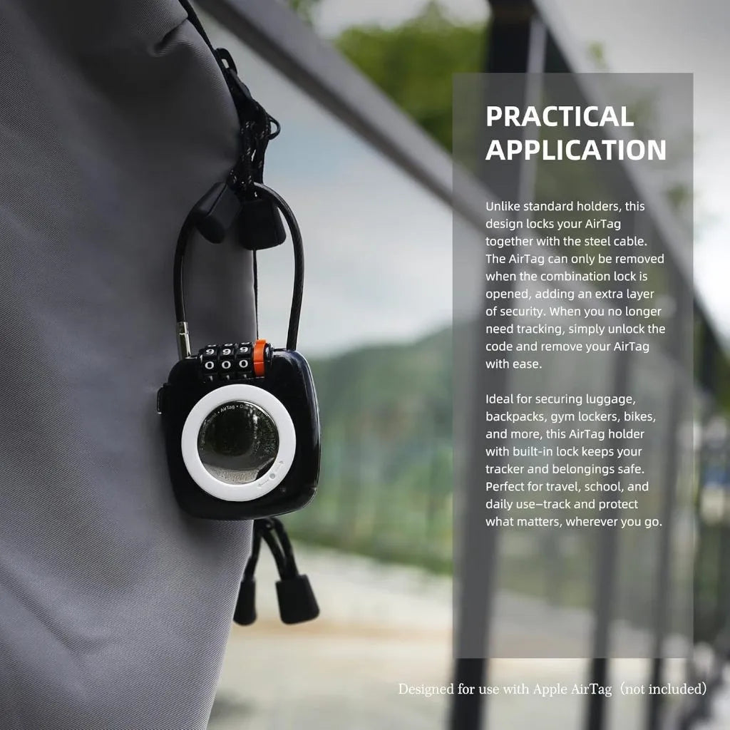 GPS Tracker Lock Case for Luggage & Backpack