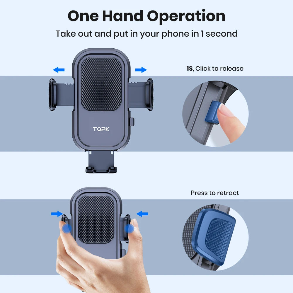 TOPK Car Mount for All Phones