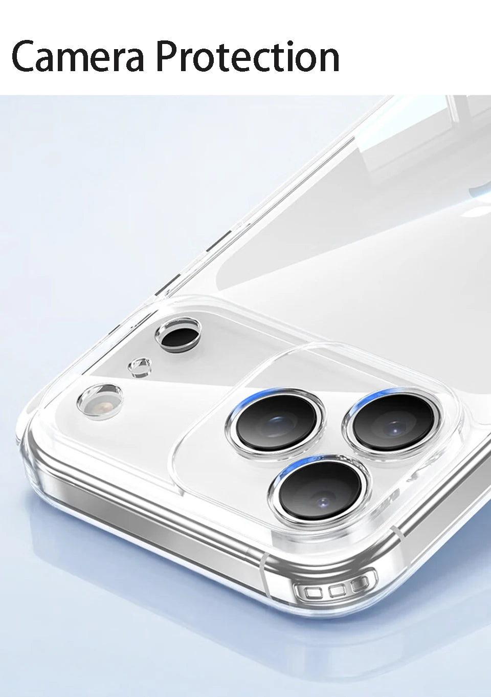 iPhone 17 Pro Max Luxury Transparent Case