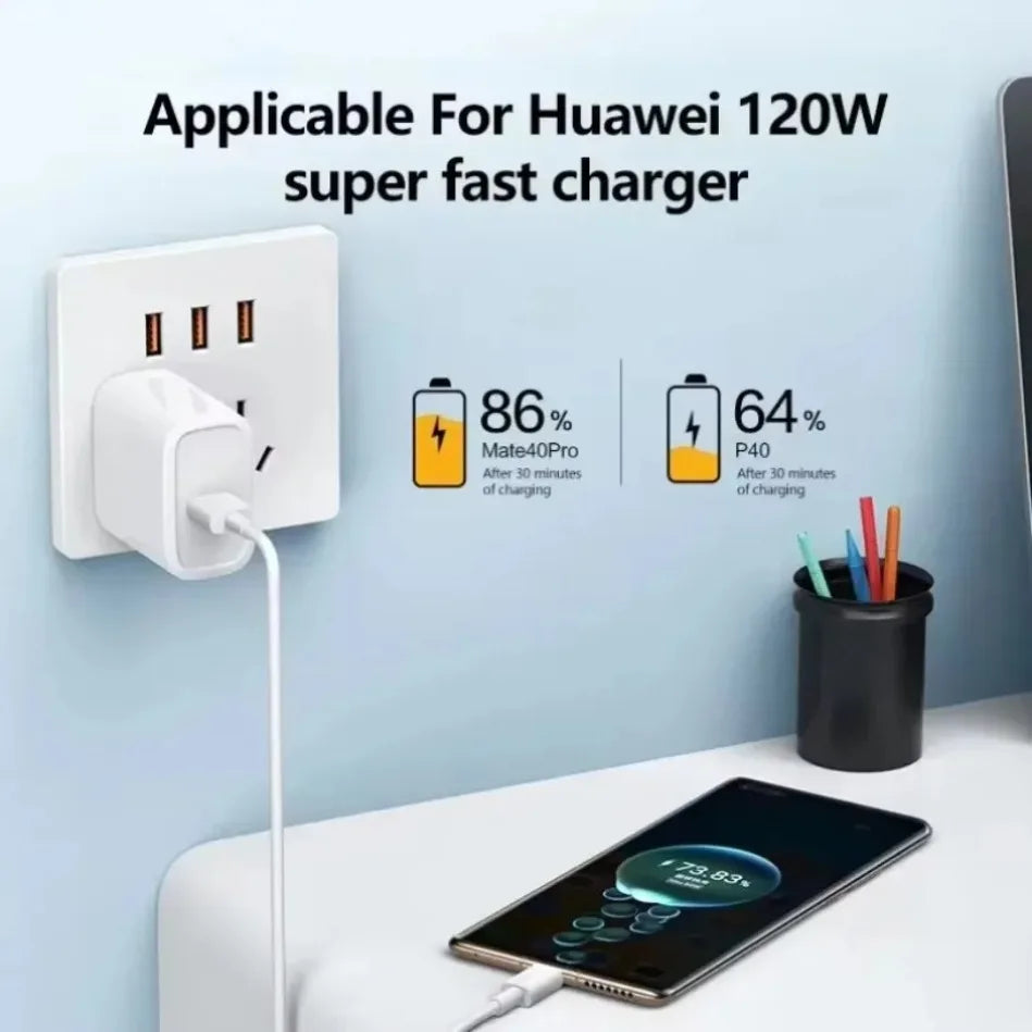 Universal USB-C Data & Charging Cable – 120W