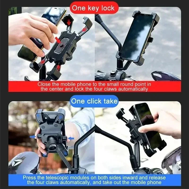 Non-Slip Motorcycle & Bike Phone Holder