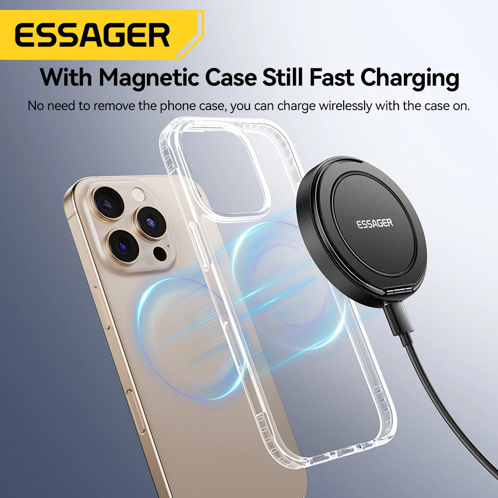 Essager 15W Magnetic Wireless Charger with Holder