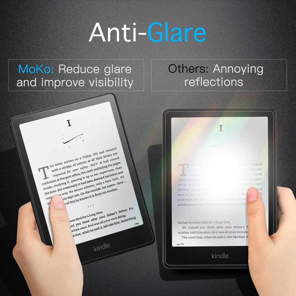 2-Pack PET Screen Protector for Kindle Paperwhite 2024