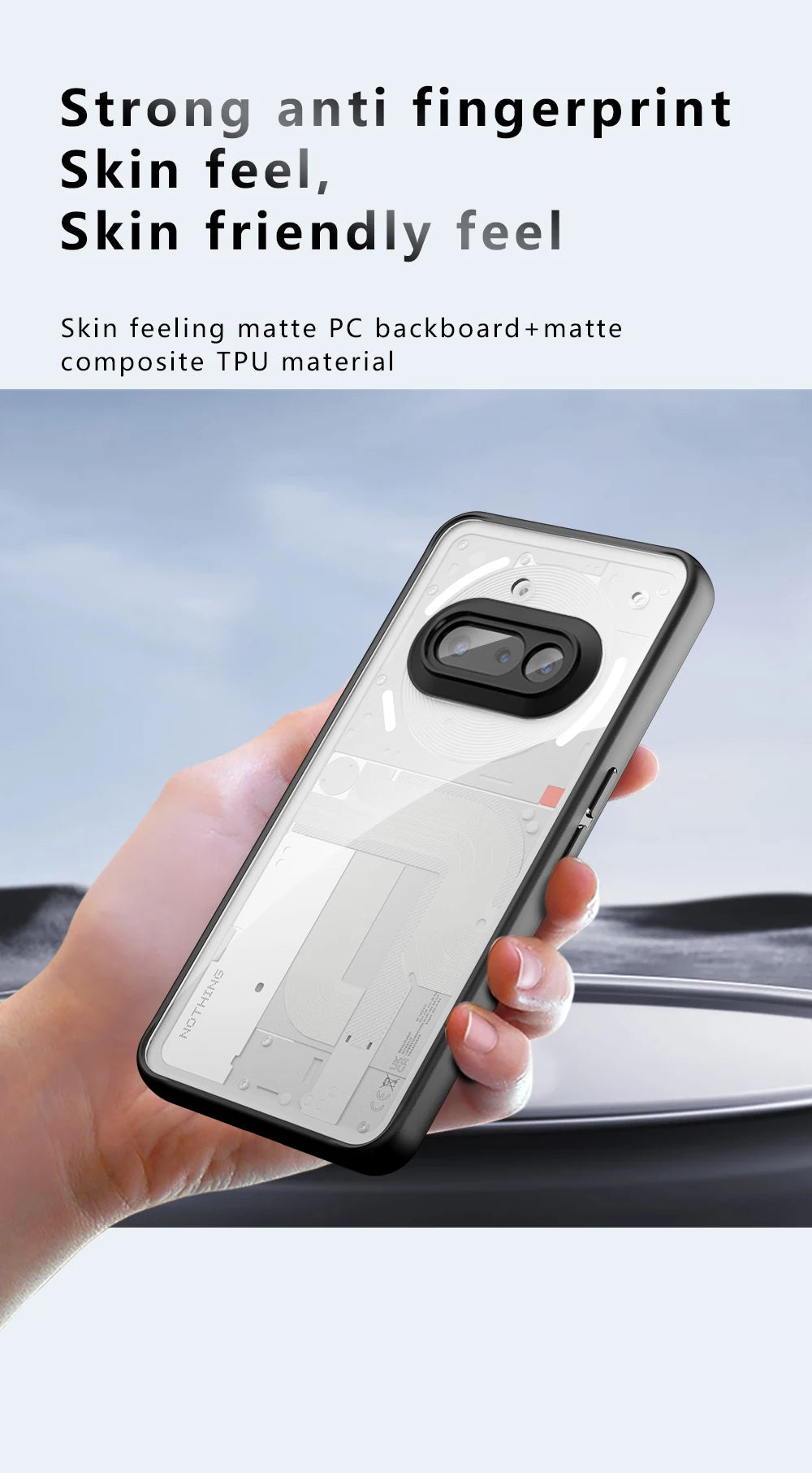 Shockproof Clear Case – Nothing Phone 3a