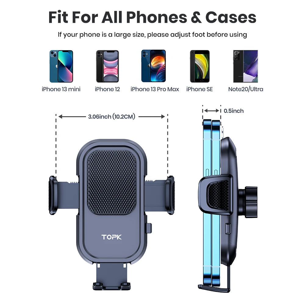 TOPK Car Mount for All Phones