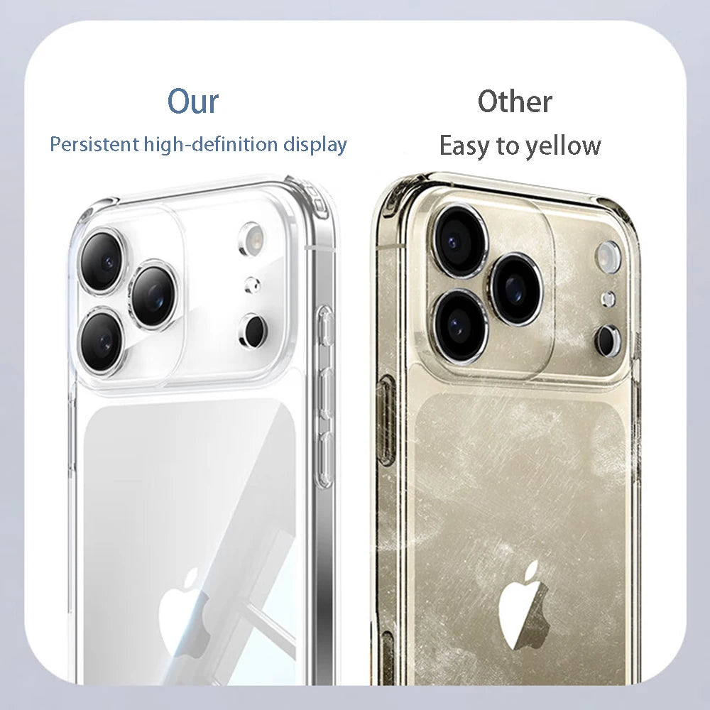 iPhone 17 Pro Max Luxury Transparent Case