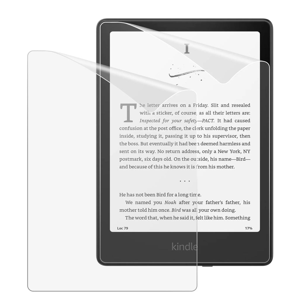 2-Pack PET Screen Protector for Kindle Paperwhite 2024