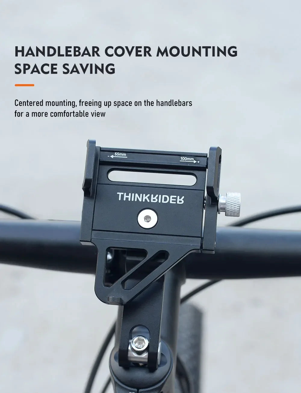 Adjustable Aluminum Bike Phone Mount – Non-Slip