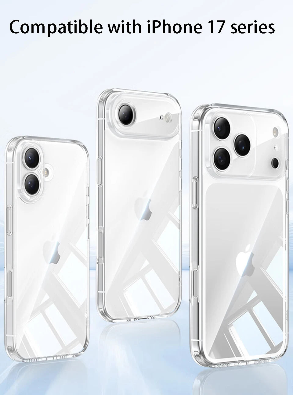 iPhone 17 Pro Max Luxury Transparent Case