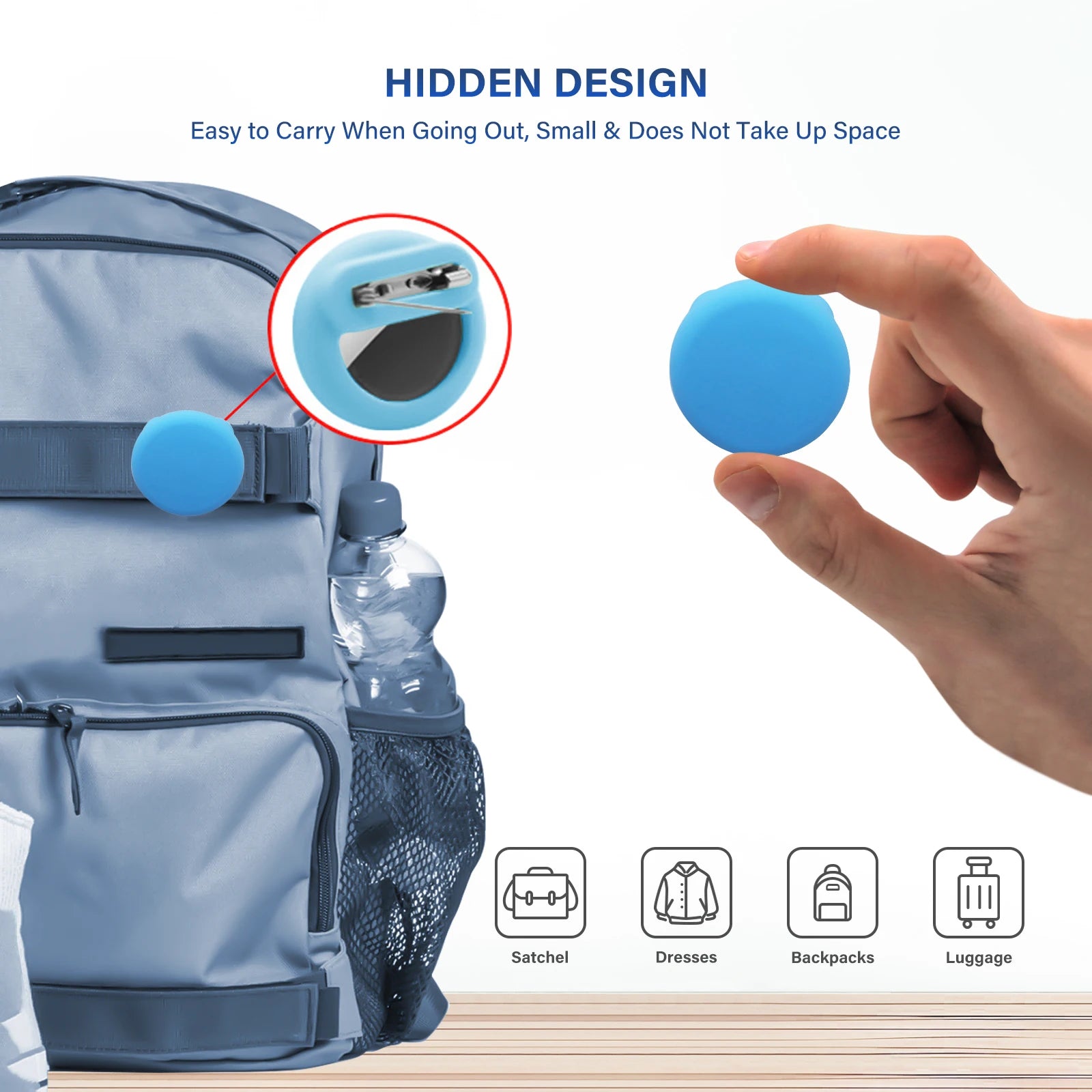 Hidden AirTag Protector – Silicone Tracker Case
