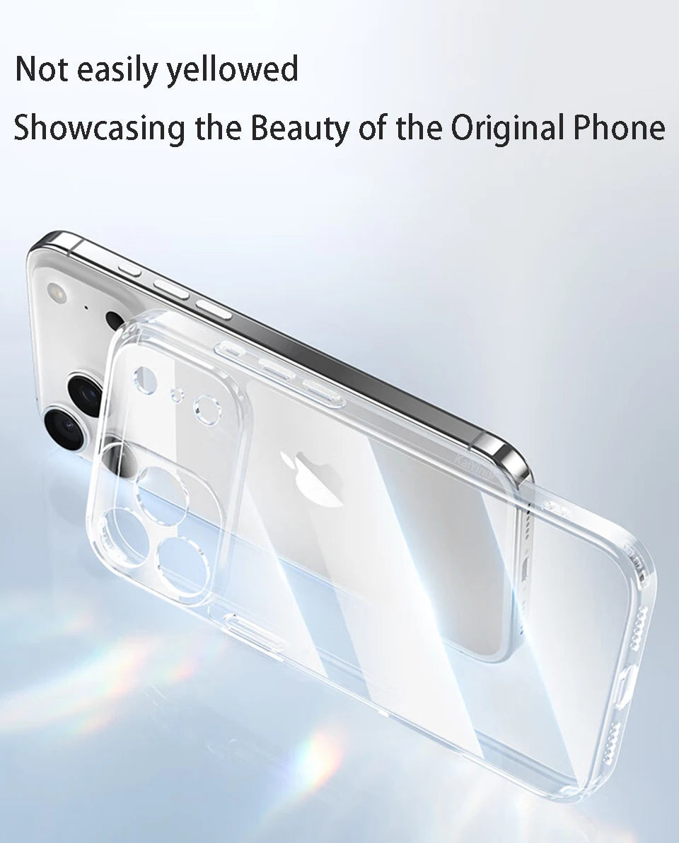 iPhone 17 Pro Max Luxury Transparent Case