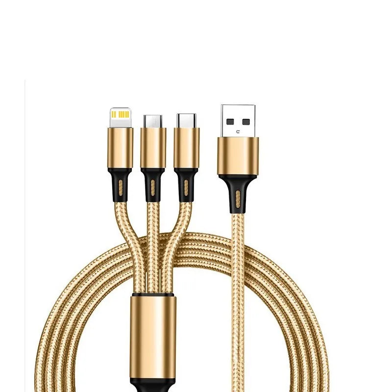 Multi-Port 3-in-1 Charger Cable – 1.2m