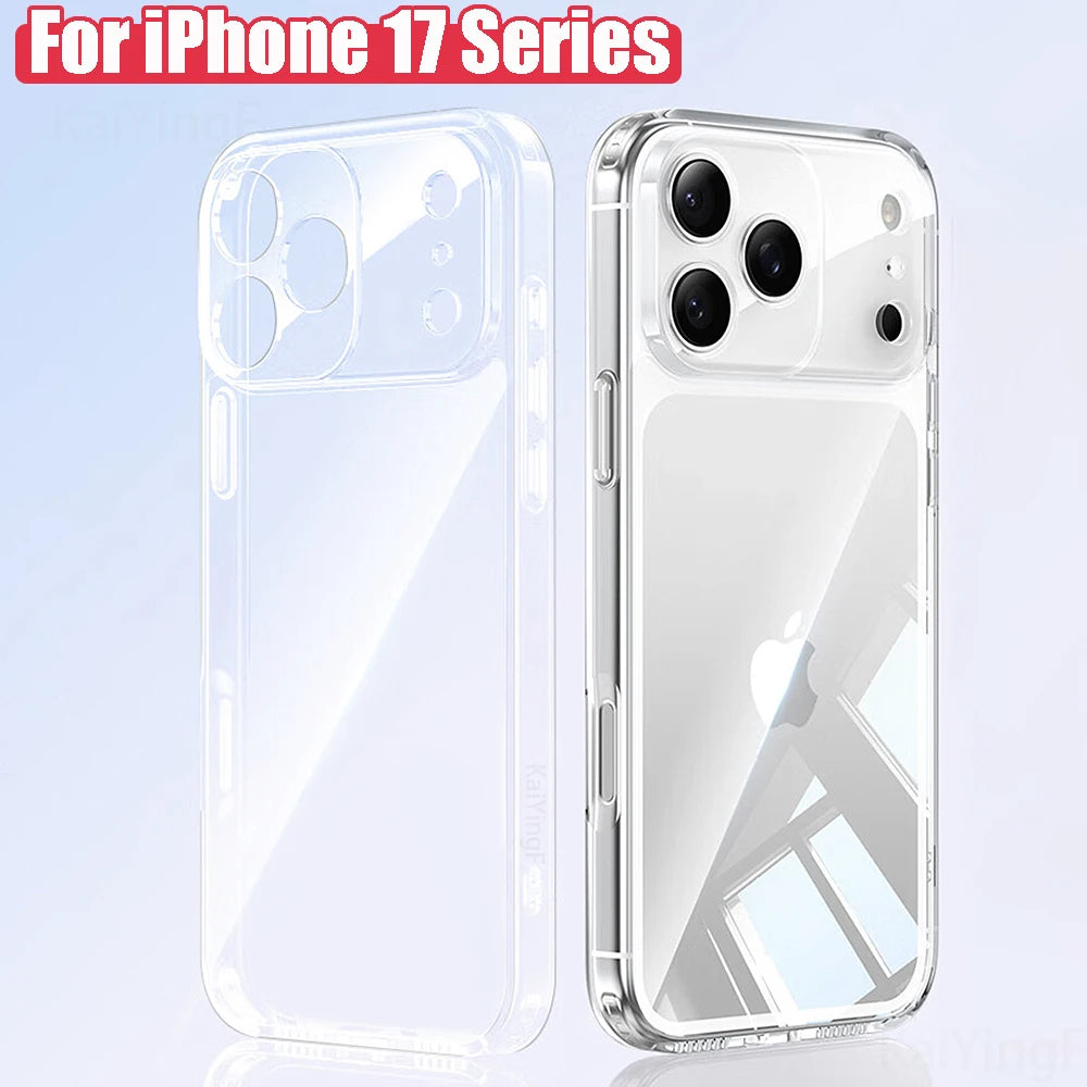 iPhone 17 Pro Max Luxury Transparent Case