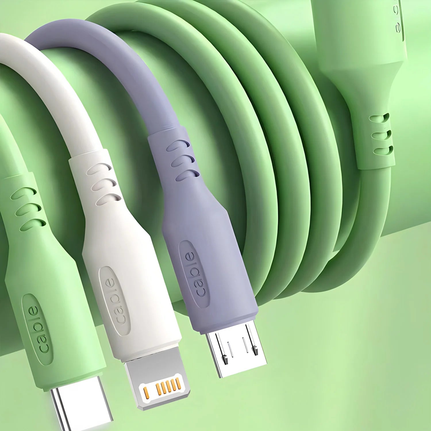 Universal 3-in-1 Charger Cable for iPhone & Android